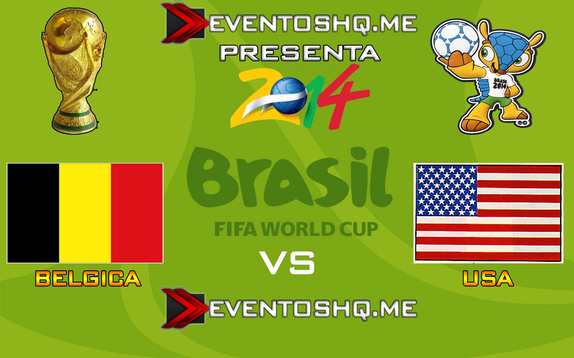 Repeticion Belgica vs USA – Copa Mundial Fifa Brasil 2014 Español Latino Online 1 de Julio 2014