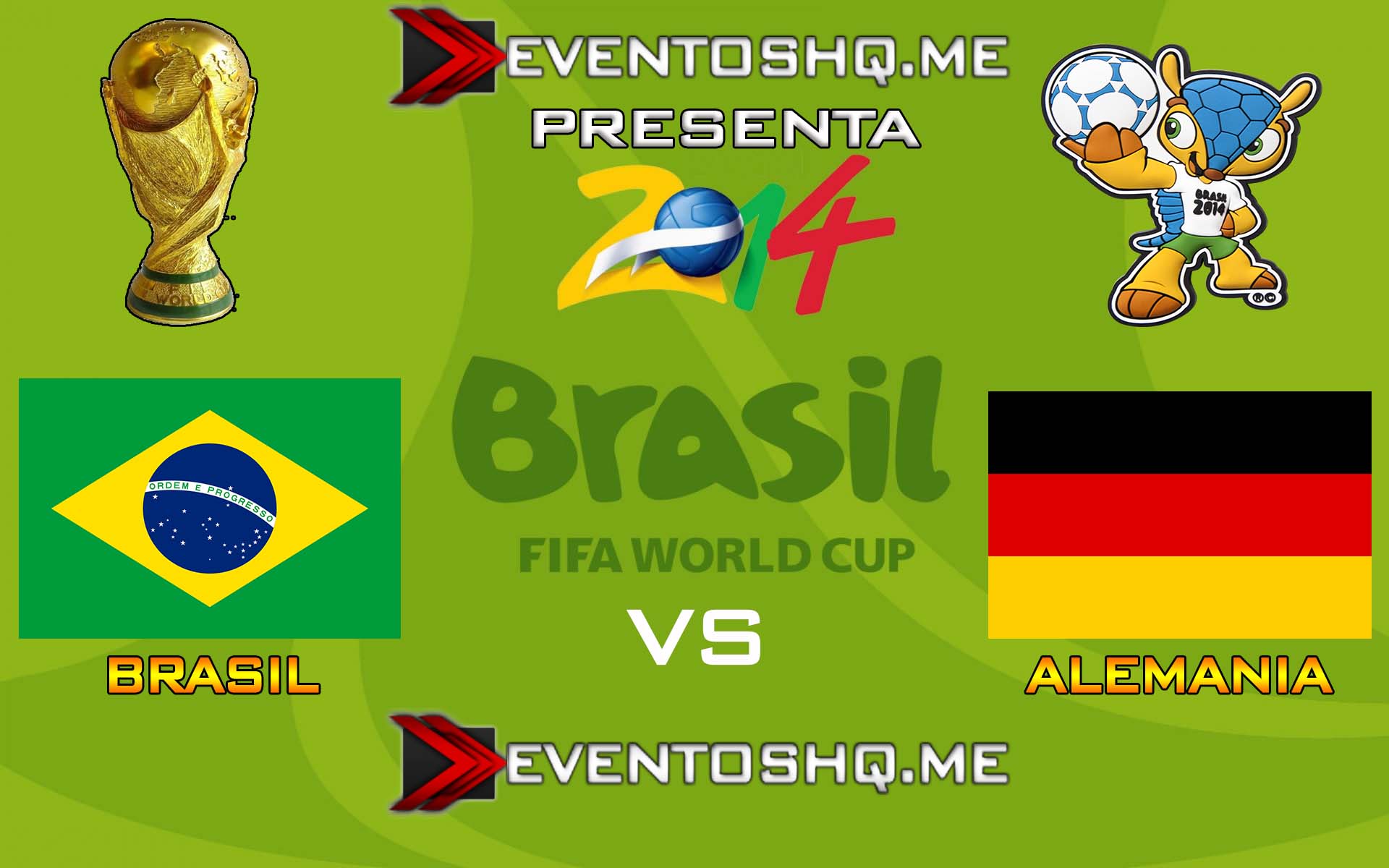 Repeticion Brasil vs Alemania - Copa Mundial Fifa Brasil 2014 Español Latino Online 8 de Julio 2014