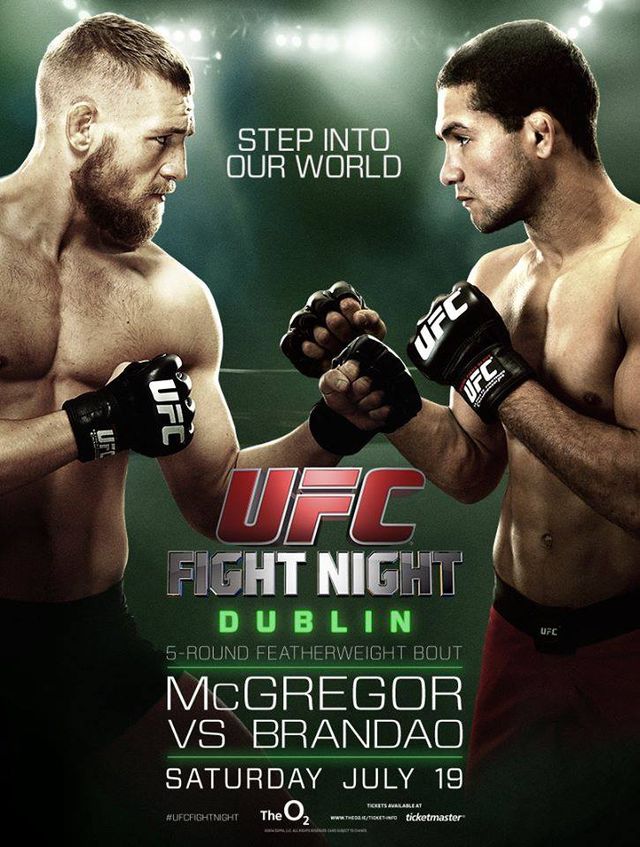 Watch Replay UFC Fight Night 46 McGregor vs. Brandao Main Card Full Show Online