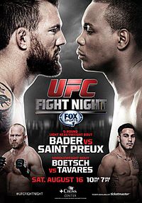 Watch Replay UFC Fight Night: Bader vs. St. Preux Prelims Full Show Online