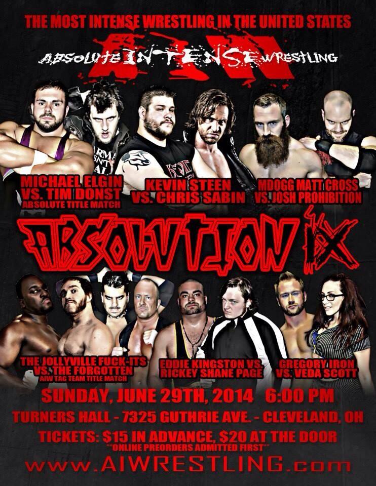 Watch Replay AIW Absolution IX 2014 Full Show Online