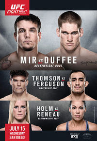 Watch Replay UFC Fight Night: Mir vs. Duffee Main Card Full Show Online