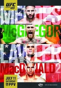 Watch Replay UFC 189: Mendes vs. McGregor Main Card Full Show Online