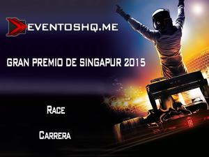 Repeticion Formula 1 GP Singapur Carrera 2015 Español Latino
