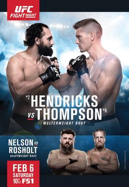 Watch Replay UFC Fight Night: Hendricks vs. Thompson Main Card Full Show Online