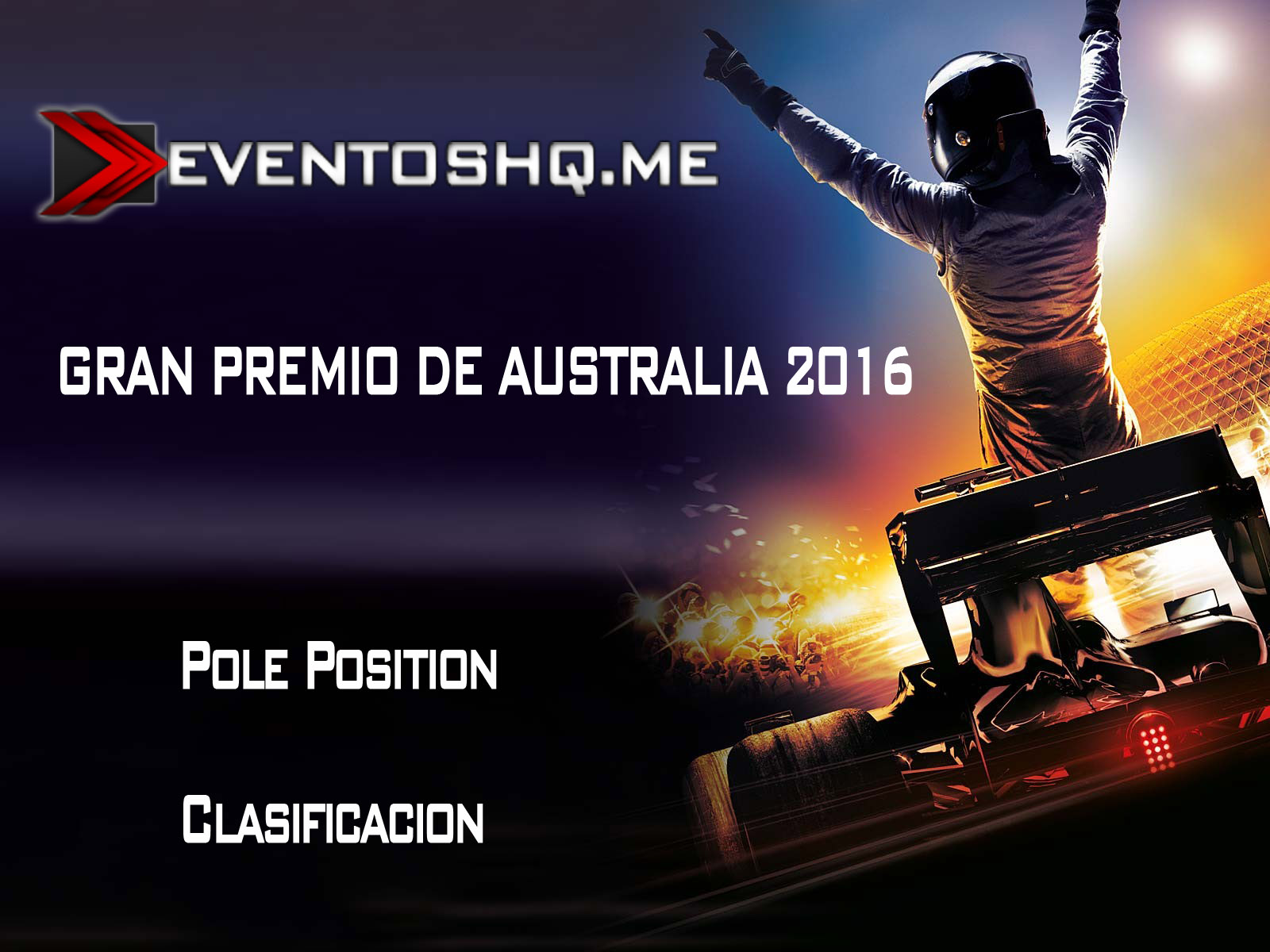 Repeticion Formula 1 GP Australia Pole Position 2016 Español Latino