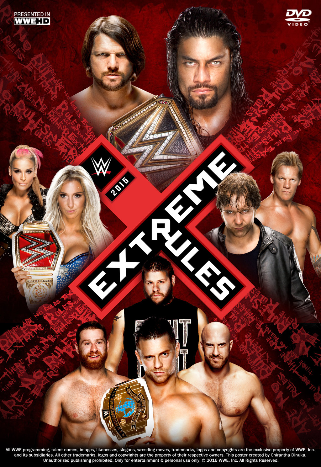 Repeticion WWE Extreme Rules 2016 Español Latino EventosHQ