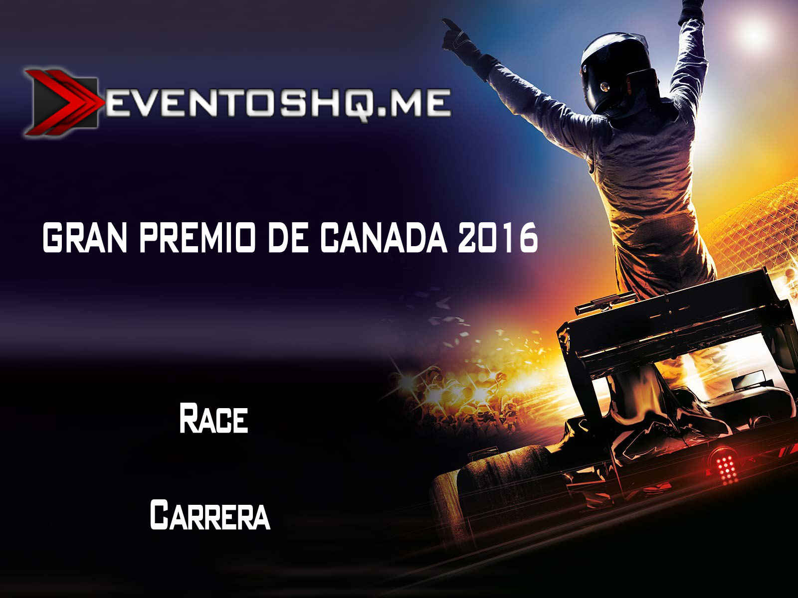 Repeticion Formula 1 GP Canada Carrera 2016 Español Latino